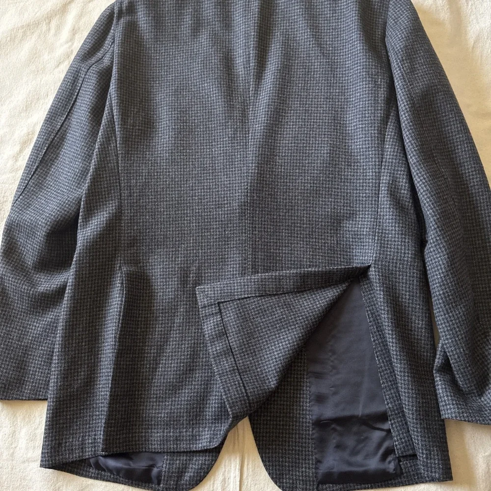 Suitsupply Blazer 42 Slim Check Merino Wool Marling Evans Havana Patch